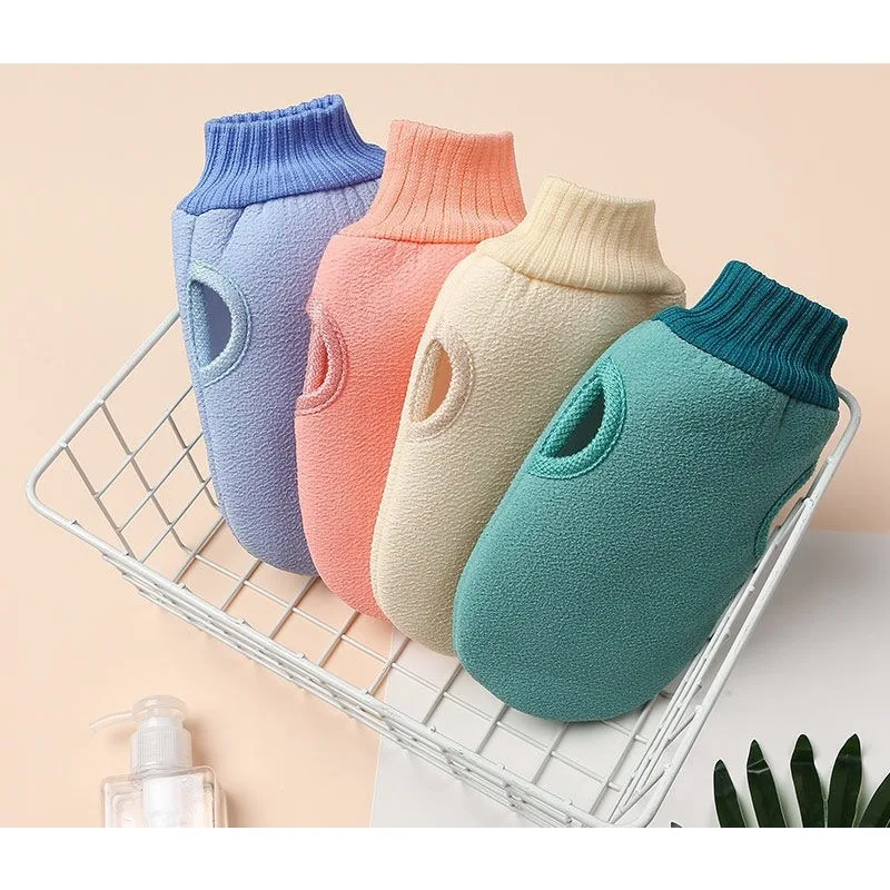 

Универсальные прочные двусторонние отшелушивающие перчатки для душа с грубой и мелкой текстурой для взрослых