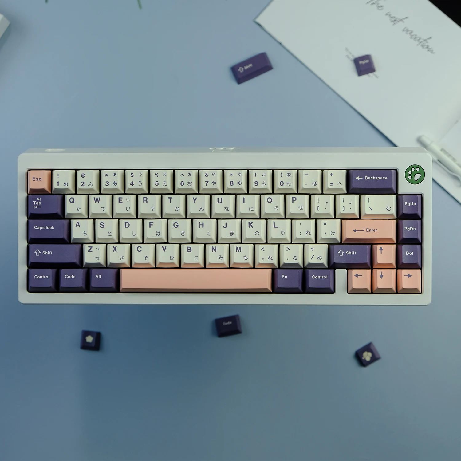 

KYOMOT 128 Keys Formidable Keycap PBT Dye Sub Cherry Profile Keycaps for MX Switch Custom DIY RK Anne Mechanical Keyboard Caps