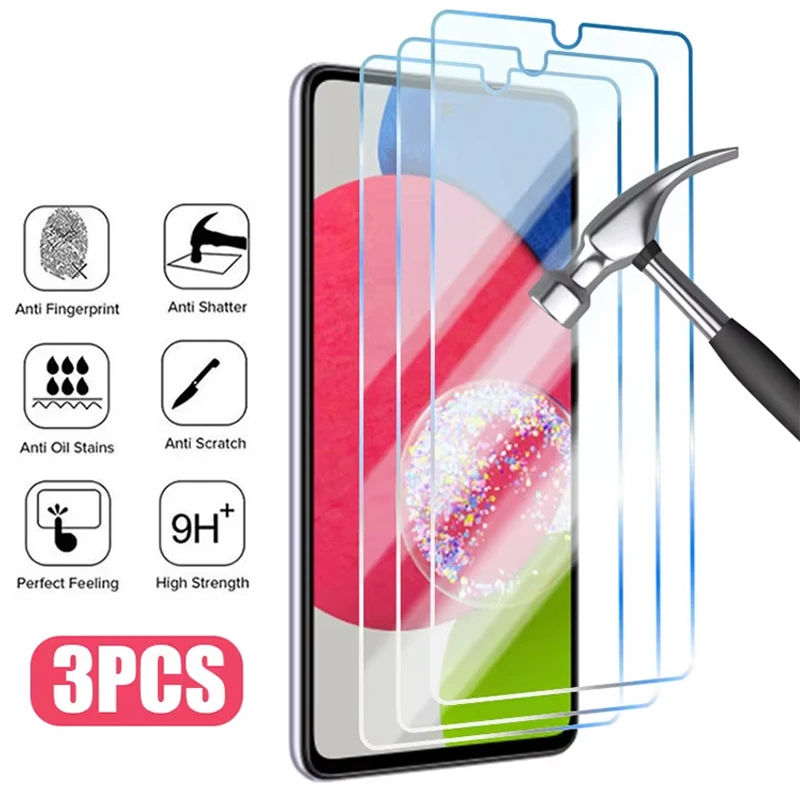 3PCS Tempered Glass for Samsung A10 A20 A30 A40 A50 A60 A70 A80 A90 Screen SBG Protectors Galaxy A10S A20S A20E A30S M10S M20S