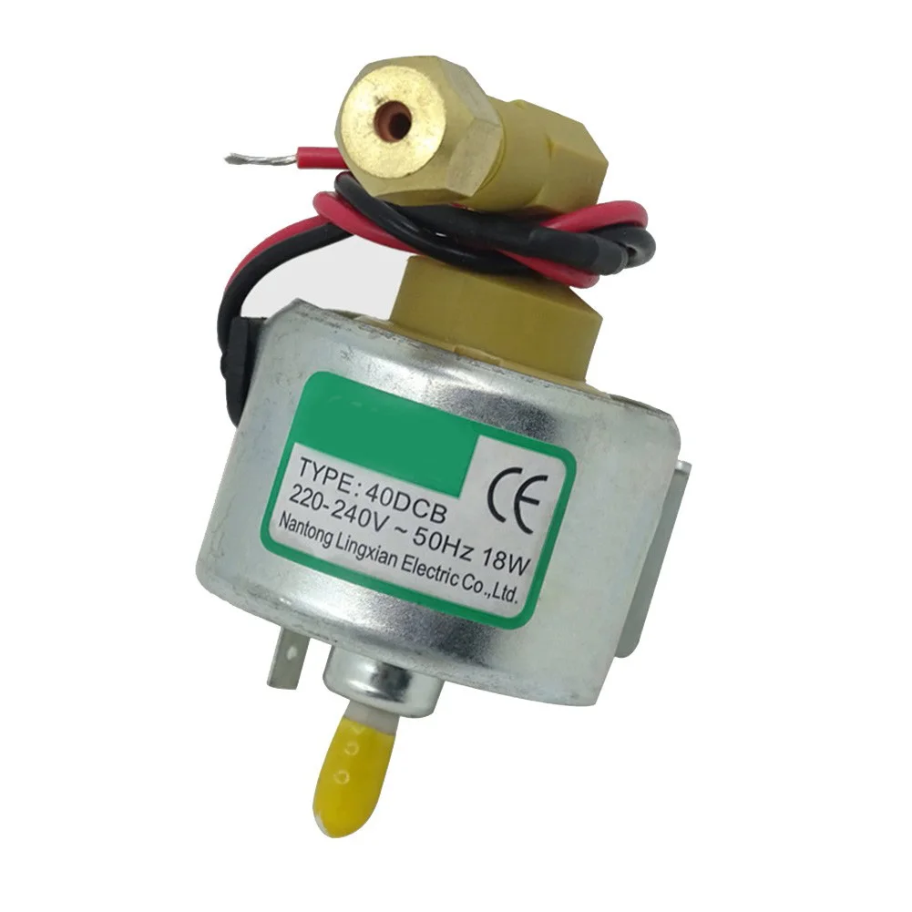 Smoke Machine Accessories  18W Electromagnetic Oil Pump  Metal Material  AC 220 240V  Small Size  Wide Application Range