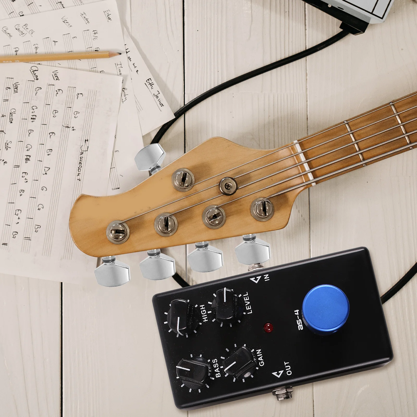 

1Set Electric Guitar Knobs Metal Potentiometer Control Durable Easy Install Tone Control Guitar Accessories Pedal Coupler