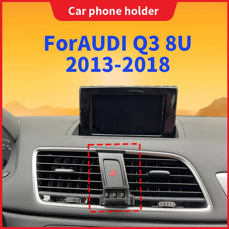 

For Audi Q3 8U 2013 2014 2015-2018 Car Phone Holder Wireless Charging Dedicated Fixed Base Bracket Auto Interior Accessories