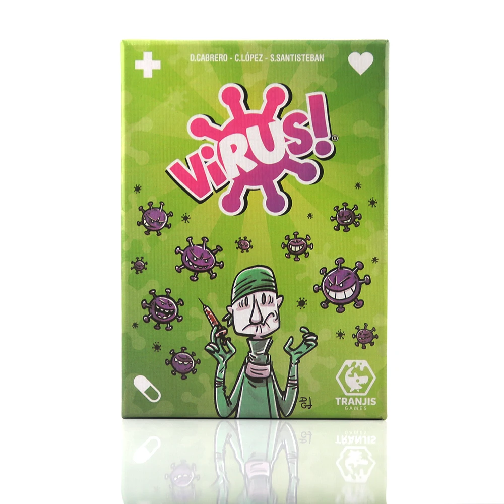 Virus 2 Karte Spiel Die Contagiously Spaß Spanien Karte Spiel Grün gameplay Party Spiel Geschenk Spanisch Version