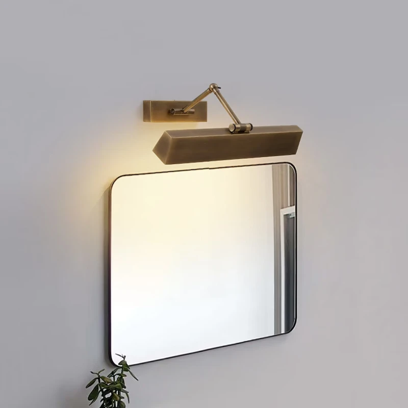 Retro nostalgic wall hanging painting photo lamp bathroom mirror headlamp villa courtyard homestay entrance sign wall lamp