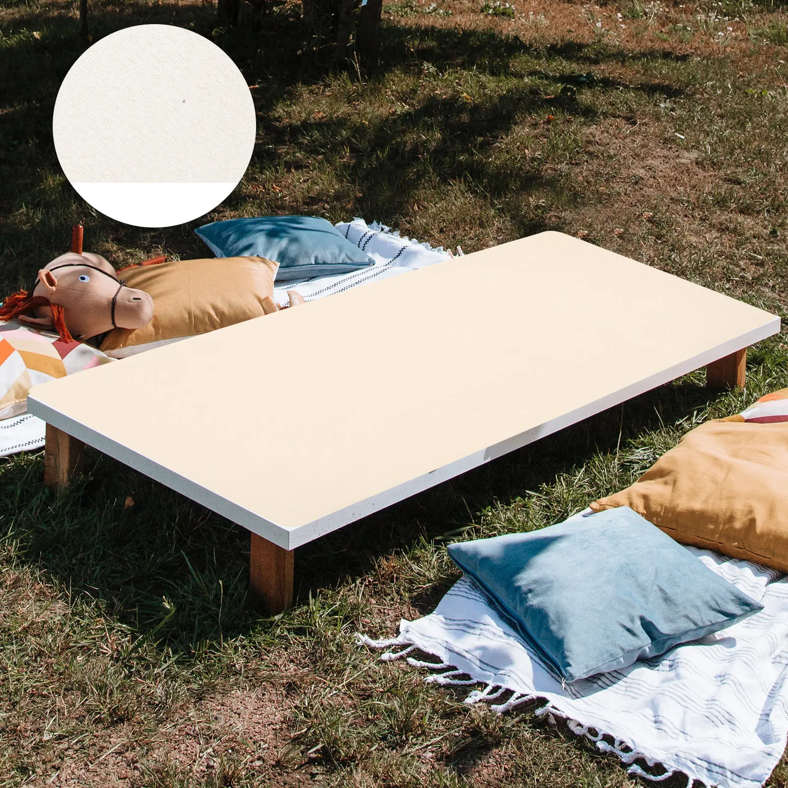 

Уличный коврик для стола из ПУ, термостойкий, водонепроницаемый, с защитой от ожогов, для пикника, кемпинга, портативный