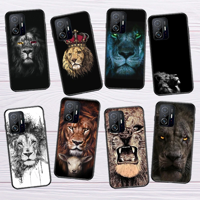 Ferocious Lion Phone Case For POCO F5 X5 X3 Pro X4 F4 GT F3 M5 C40 Xiaomi 12 Lite 12X 11T 12T 13 Pro Cover