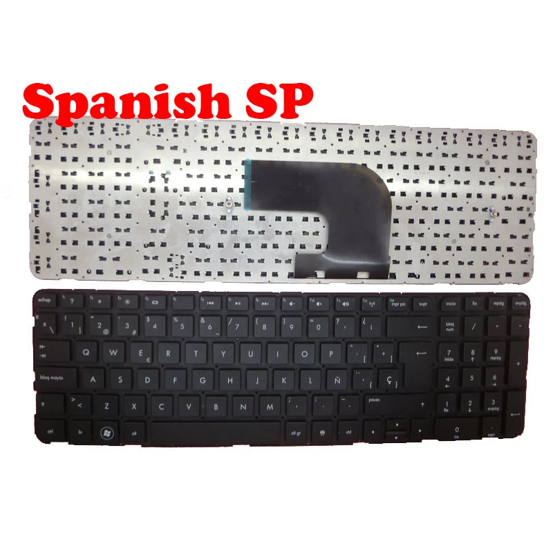 Laptop Keyboard For HP PAVILION DV6-7000 US United States/SP Spanish/FR France/AR Arabia/UK United Kingdom Without Frame Black