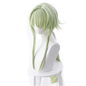 Grüne High Elf Archer YouSei Yunde lange Perücke für Frauen, synthetische Haarperücken, hitzebeständige Kappe, Cosplay -Fantasie 8 Green Archer Cosplay -Verkauf - №7
