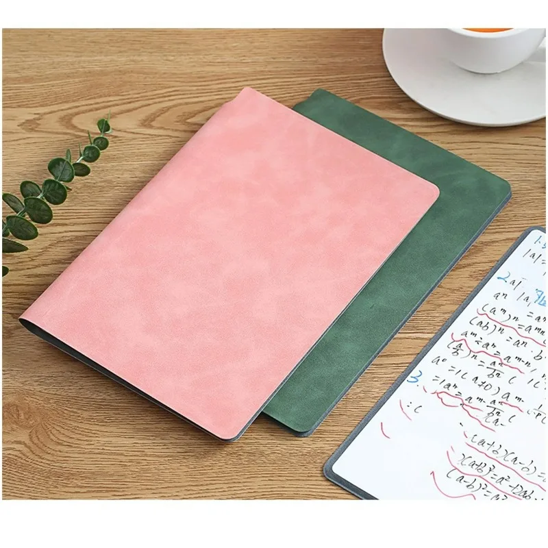 مجموعة لوحة المسح الجاف القابلة لإعادة الاستخدام مكونة من 6 قطع دفتر ملاحظات قابل للطي لصياغة الملاحظات مع ممحاة قلم مثالية للاستخدام المكتبي المدرسي #5