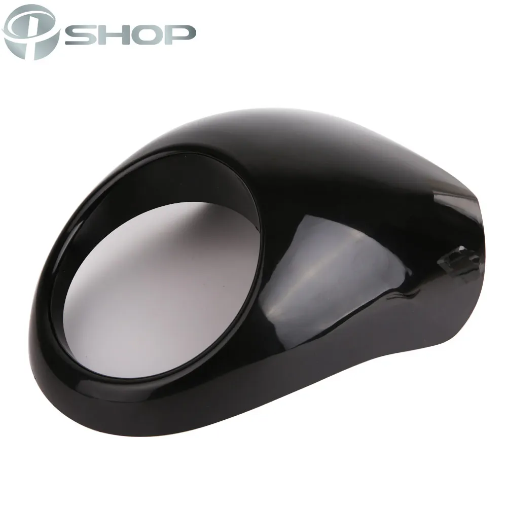 

Front Cowl Black Headlight Fairing For Sportster 1200 XR1200 2009 883 1973-up FX XL 39mm Dyna Street Bob 2006-2011