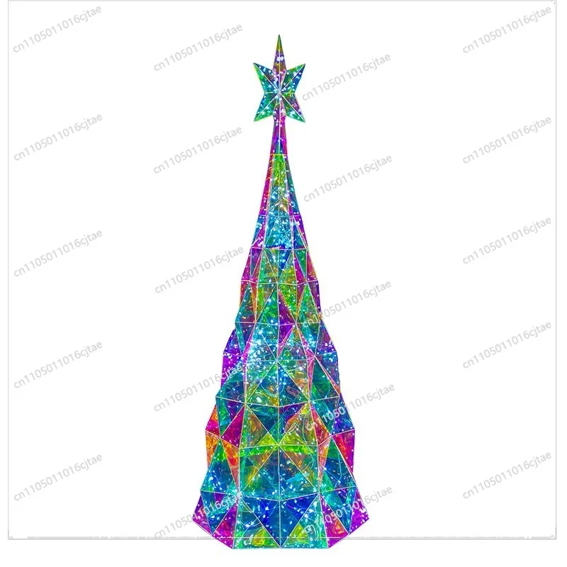 For New PET Christmas Tree Crystal Tree Christmas Atmosphere Arrangement Symphony