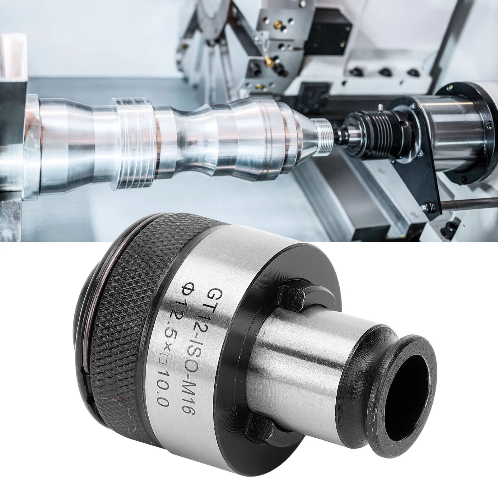 Tapping Chuck Tapping Collet Chuck Holder Overload  Adjustable Torsion Quick‑Change GT12‑ISO‑M16 Tapping Collet Tapping Tool