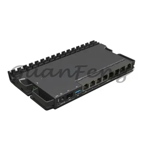 RB5009UPr+S+IN RB5009 router with PoE-in and PoE-out on all ports, small and medium ISPs. 2.5/10 Gigabit Ethernet SFP+