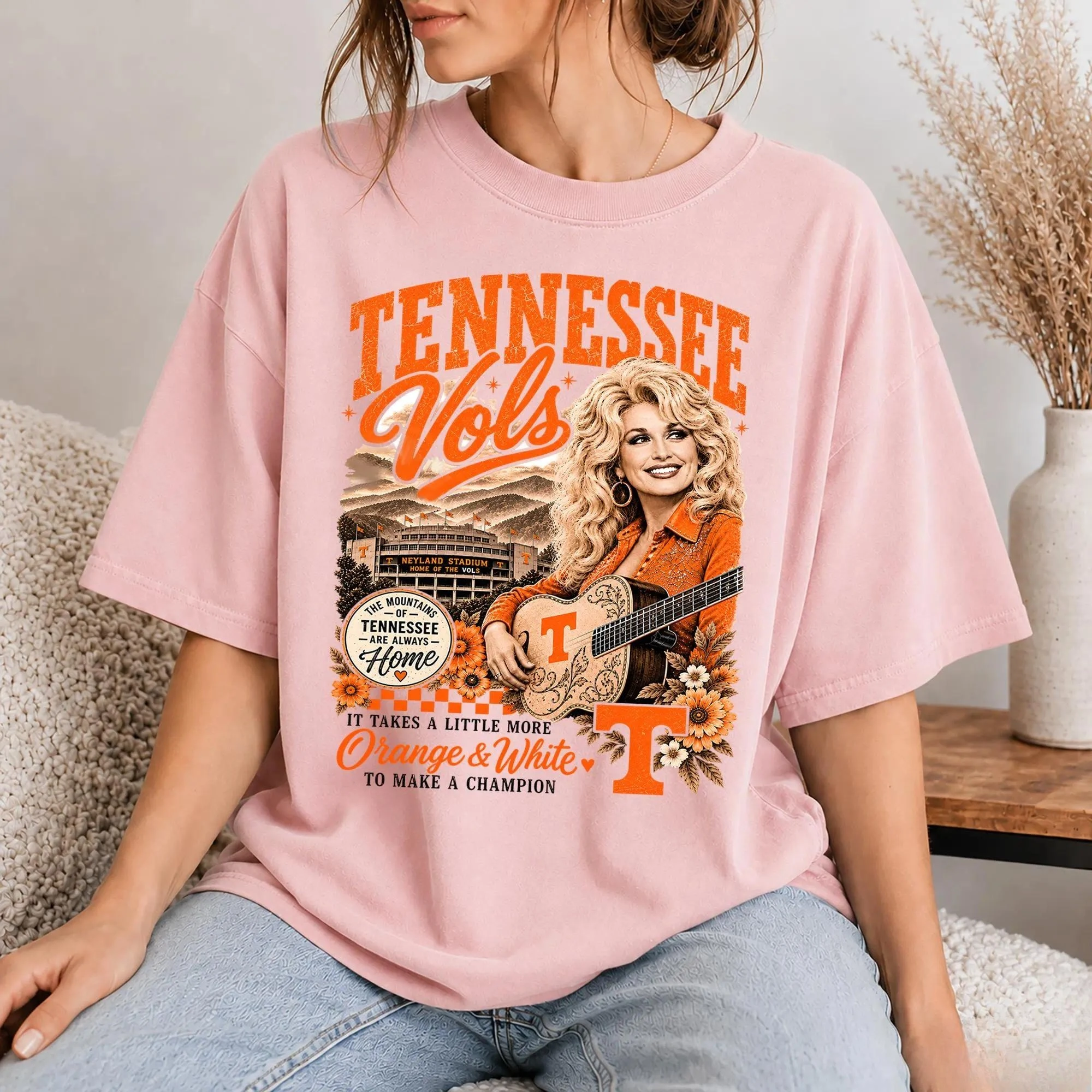Vintage Country Queen Dolly Graphic T Shirt Women Men Casual Classic Author Print T-shirts for Fan Gifts