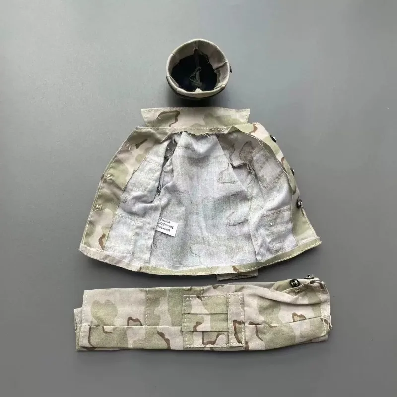 Uniforme de Combat de Camouflage dans le désert de la Jungle militaire américaine de la seconde guerre mondiale, échelle 1/6, modèle pour corps de figurines d'action de soldat masculin de 12 pouces