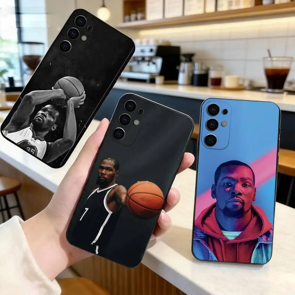 Basketball K-Kevin D-Durant 7  Phone Case For Samsung S25,S24,S21,S22,S23,S30,Ultra,S20,Plus,Fe,Lite,Note,10,Black Cover