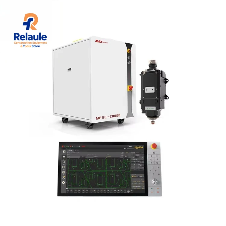 Max 20kw Fiber Laser Source FSCUT8000A Laser Cutting Control System BLT662H Cutting Head 3 in 1 Laser Cutting Accessories