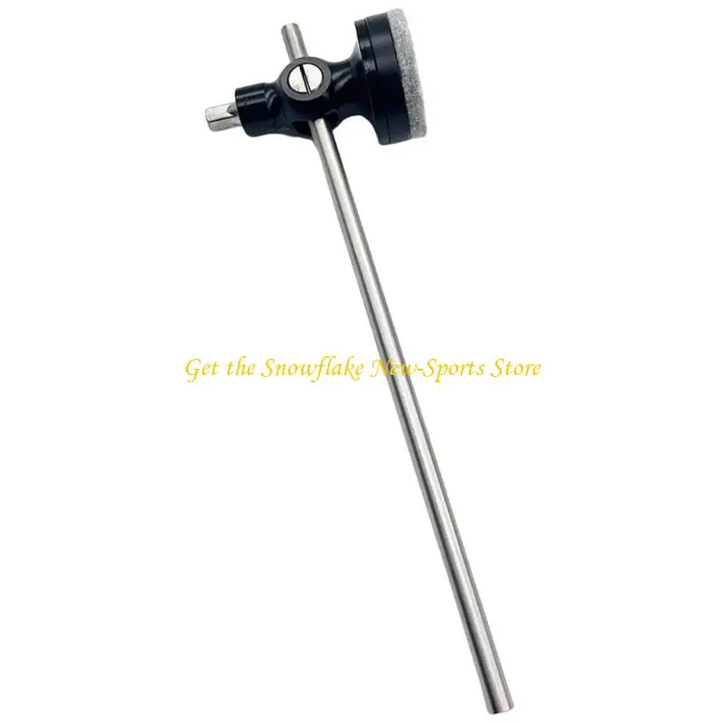 Einstellbare Bass Drum Pedal Beater Aluminium Legierung Hammer Kopf Kick Drum Fuß Pedal Beater Percussion Instrument Teile – Detail 8