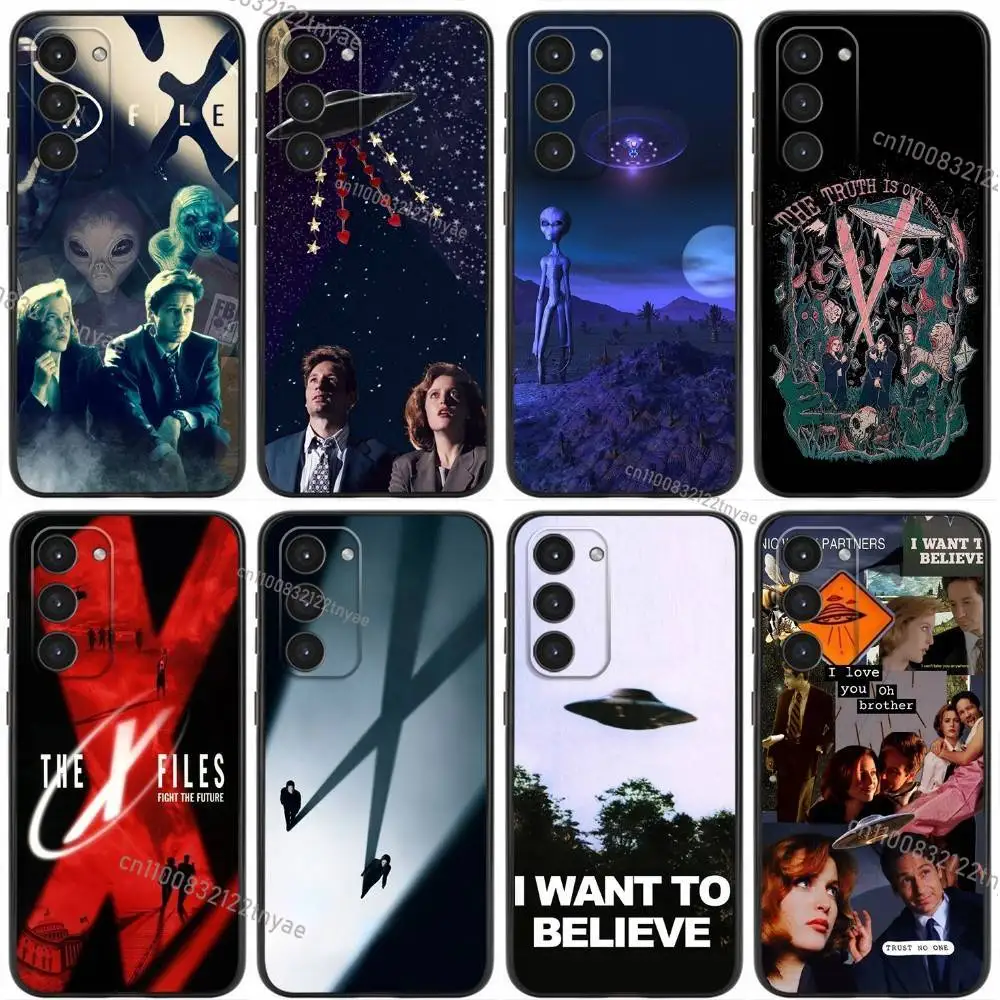 

UFO TOP SECRET x-files Phone Case For Samsung Galaxy A20,21s,22,31,32,52,53,72,73,80,91 Soft Liquid Silicone Black Cover