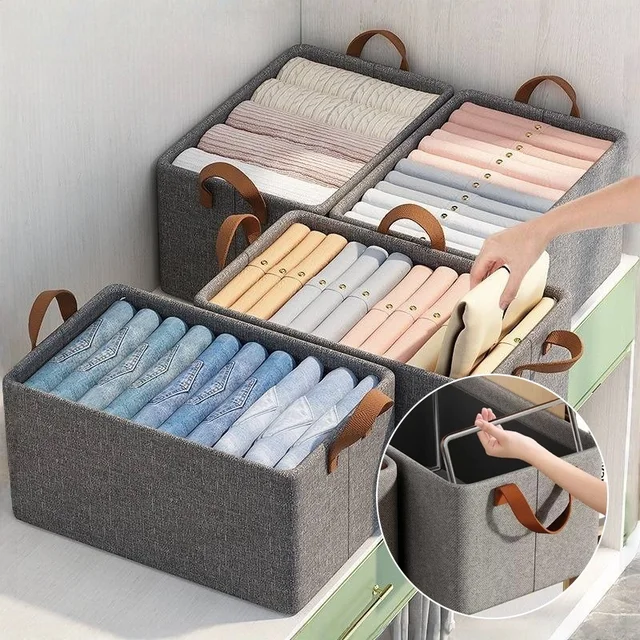 Multipurpose Organizer Box Organizer Clothes Reinforced Box for Storage Rigid Wardrobe
