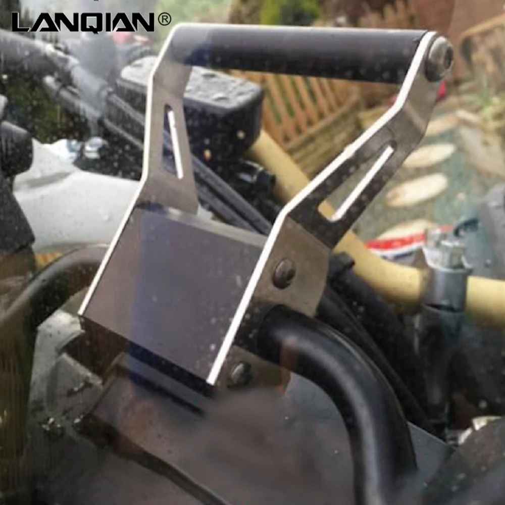 Motorcycle Navigation Bracket GPS Mount Phone Plate Bracket Support Holder For Honda CRF1000L Africa Twin 2016 2017 2018 -2023 #4