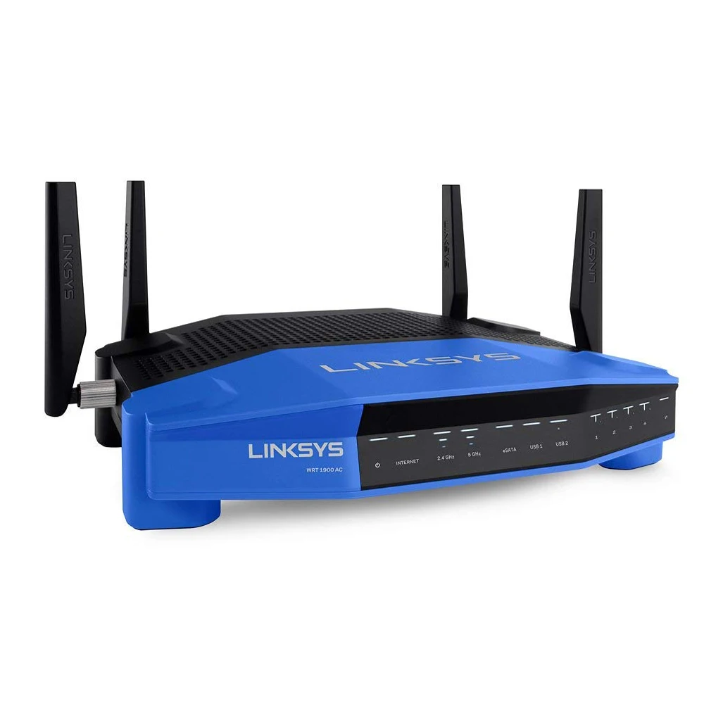 LINKSYS WRT1900AC WRT1900ACS Dual-Band+ Wireless Wi-Fi Router with Gigabit & USB 3.0 Ports, Smart WiFi Router Ultra-Fast