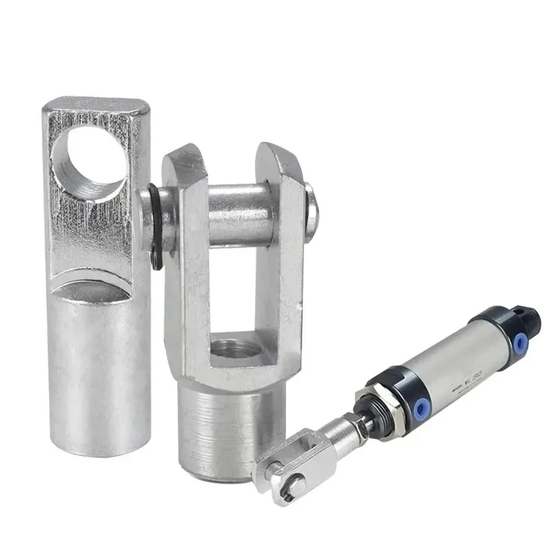 SC Standard Pneumatic Cylinder Y Type Clevis Fork Joint with Pin I Type Connector for MAL MA Air Cylinder Accessories 1Pc