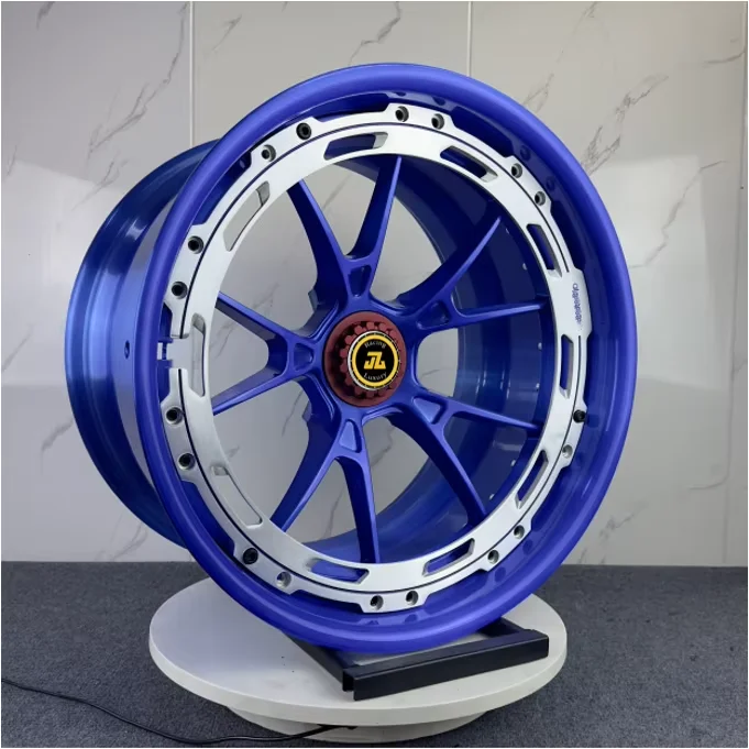 JZ Custom Passenger Car Rims 2 Piece Forged Wheel Alloy 17/18/19/20/21/22/23/24/26 Inches T6061 Aviation Aluminum Car Rims 5x112