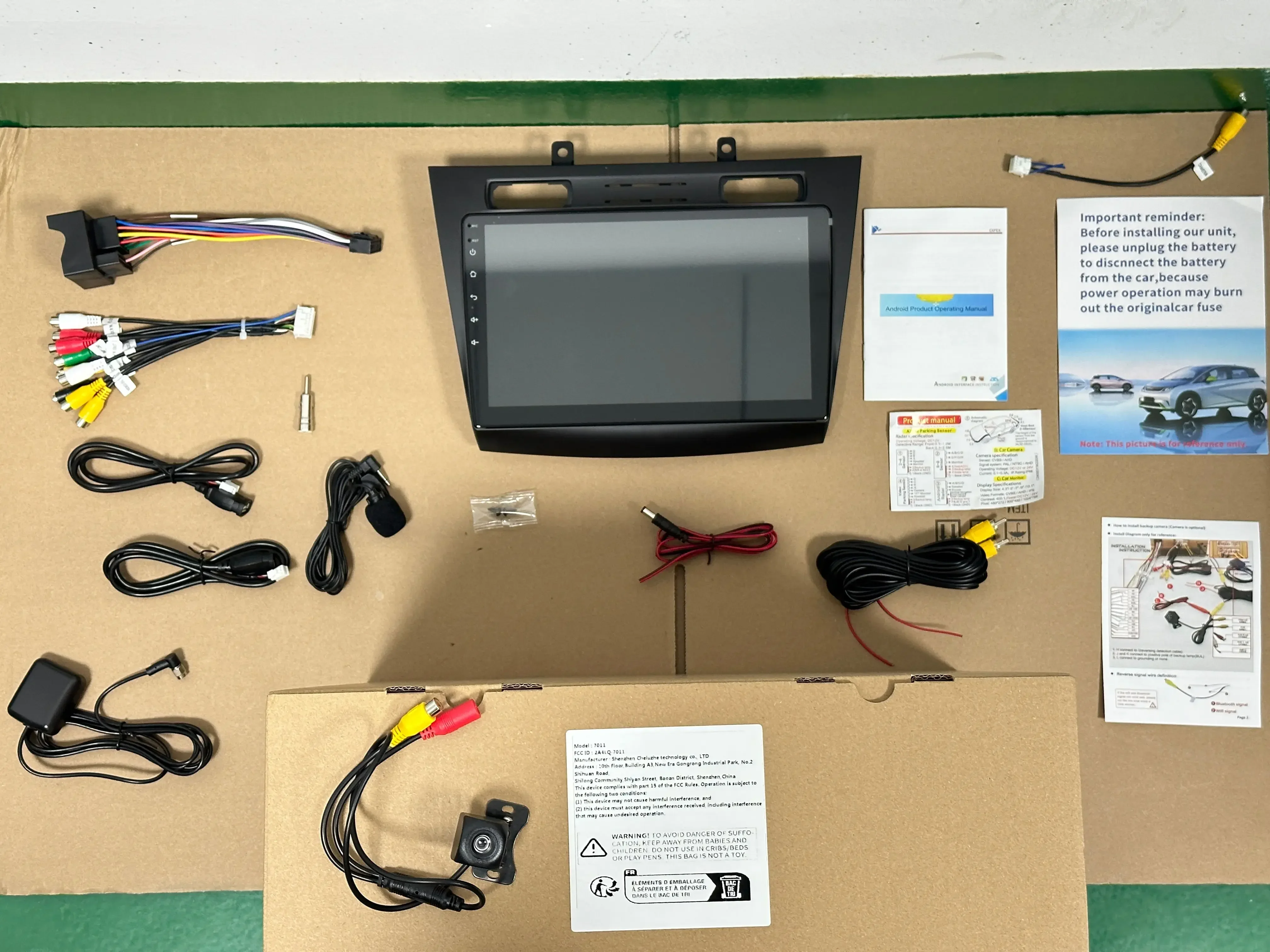 مناسبة 10-14 Ford Transit Android 13 ملاحة السيارة 10 بوصة Carplay المدمج + Android auto/2 + 32G + كاميرا AHD + #5