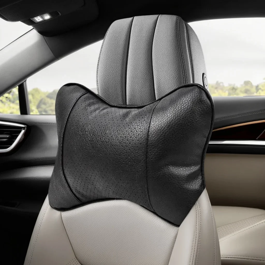 سيارة مسند الرأس بالمقعد ضبط النفس سلامة السيارات رئيس الرقبة الراحة الاسترخاء وسادة وسادة وسادة تنفس شبكة مقعد السيارة الرقبة حامي وسادة #1