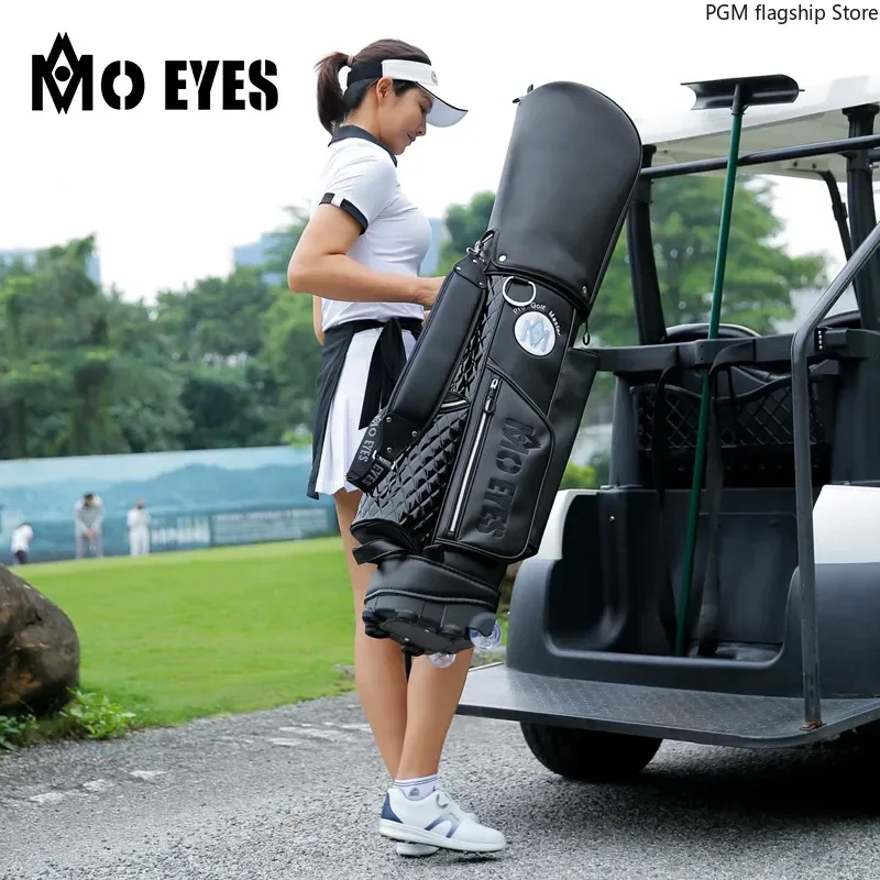 PGM-bolsa de Golf con ojos mágicos para mujer, bolso con polea portátil para Club de Tug, bolsa de bola de viaje, M22QB0101