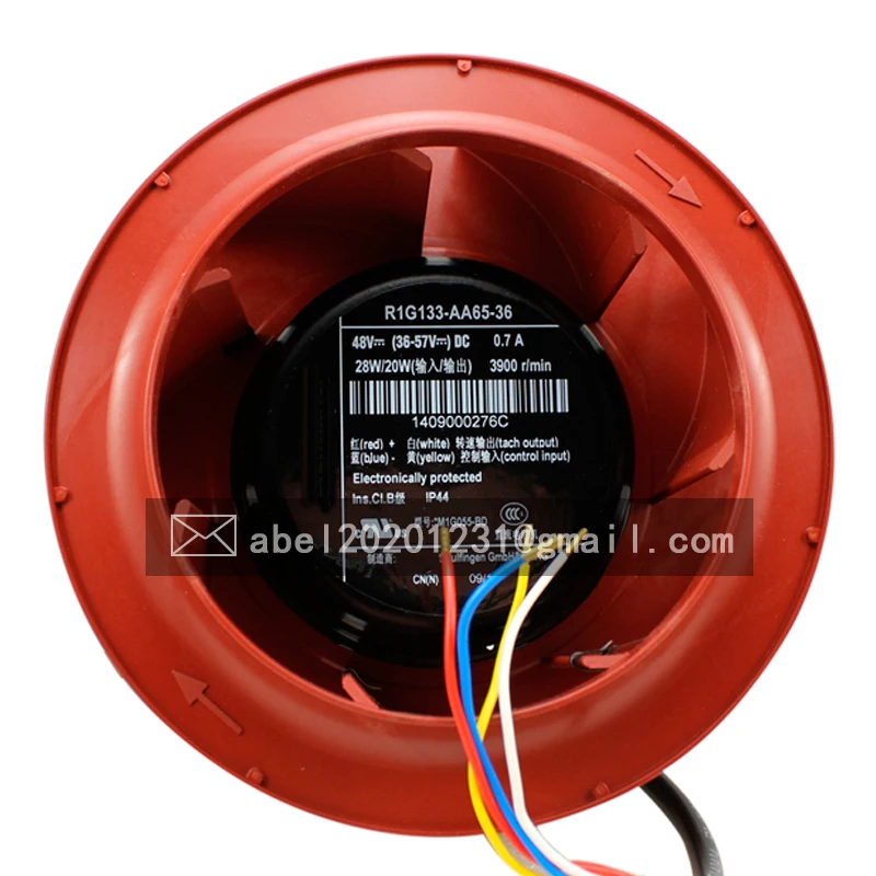 BRAND NEW ORIGINAL R1G133-AA65-36  DC 48V 0.7A 28W/20W COOLING FAN