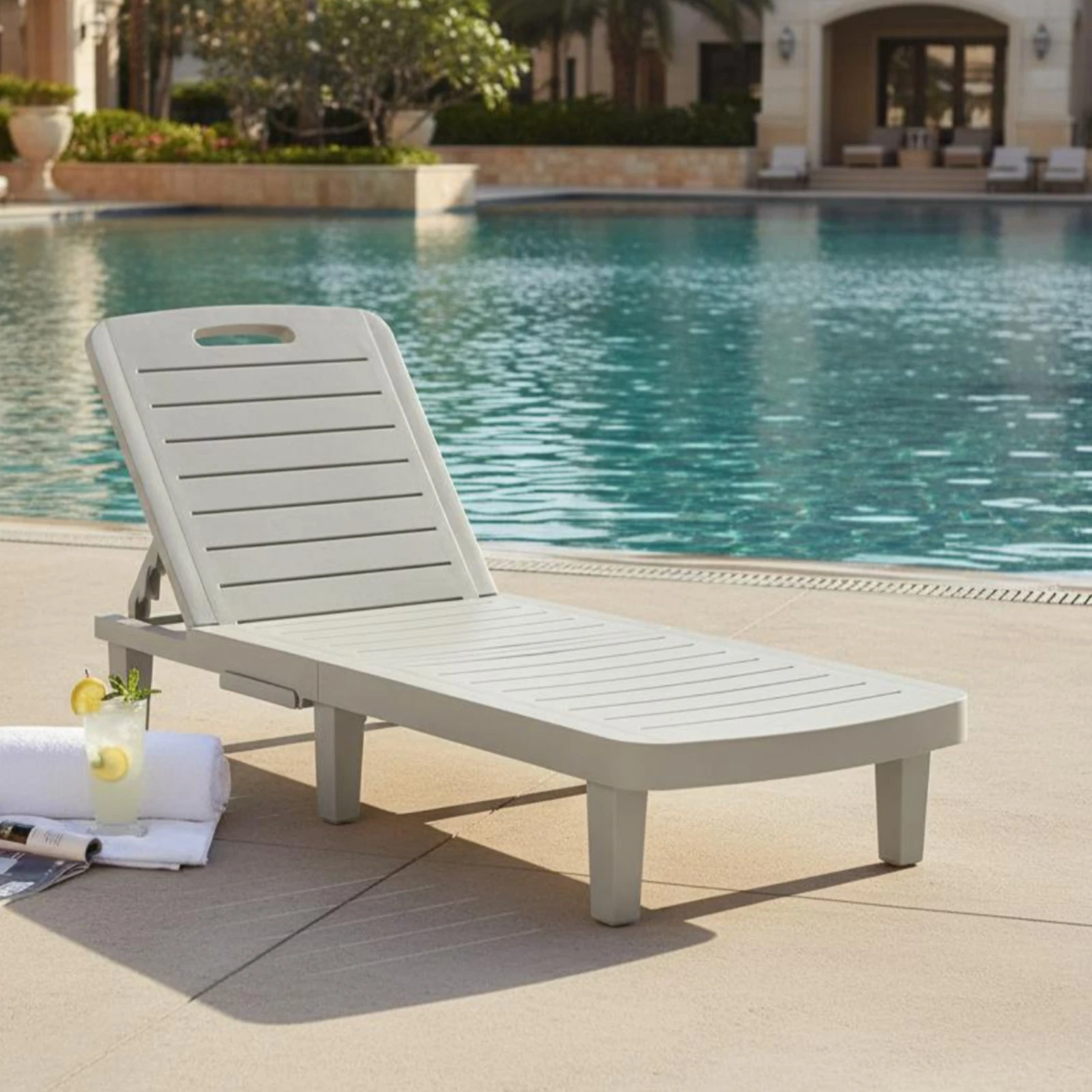 Adjustable Chaise Lounge Sunba - Outdoor Furniture Quick Dry ulasan dan harga