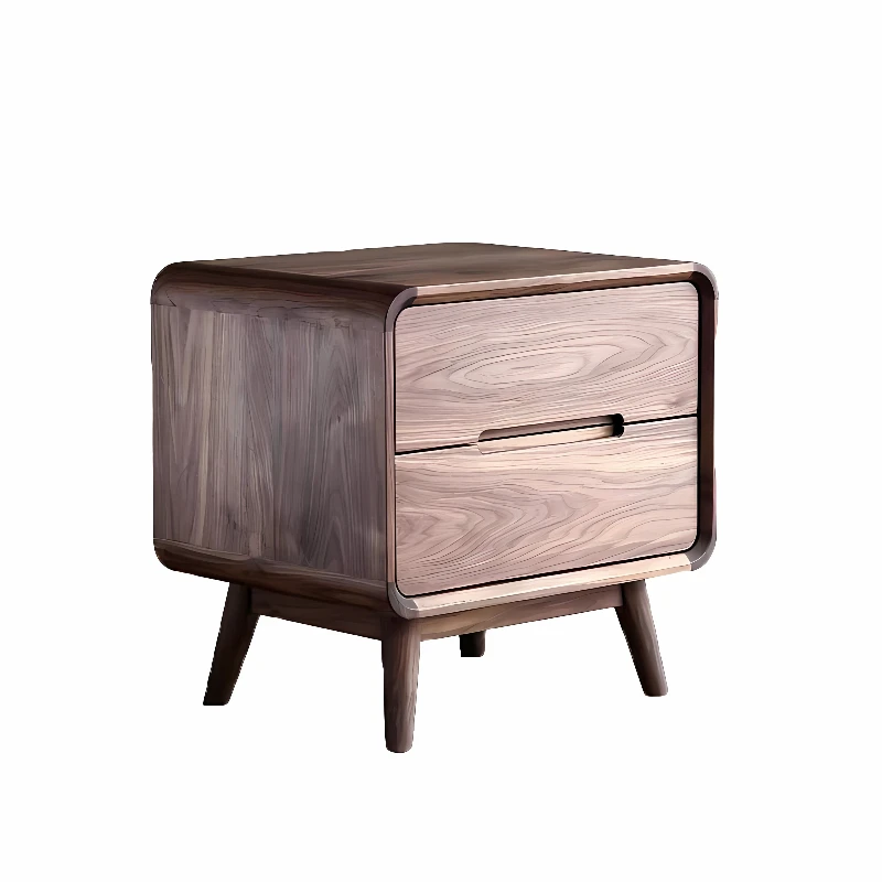 

North American walnut solid wood bedroom furniture bedside table bedside table