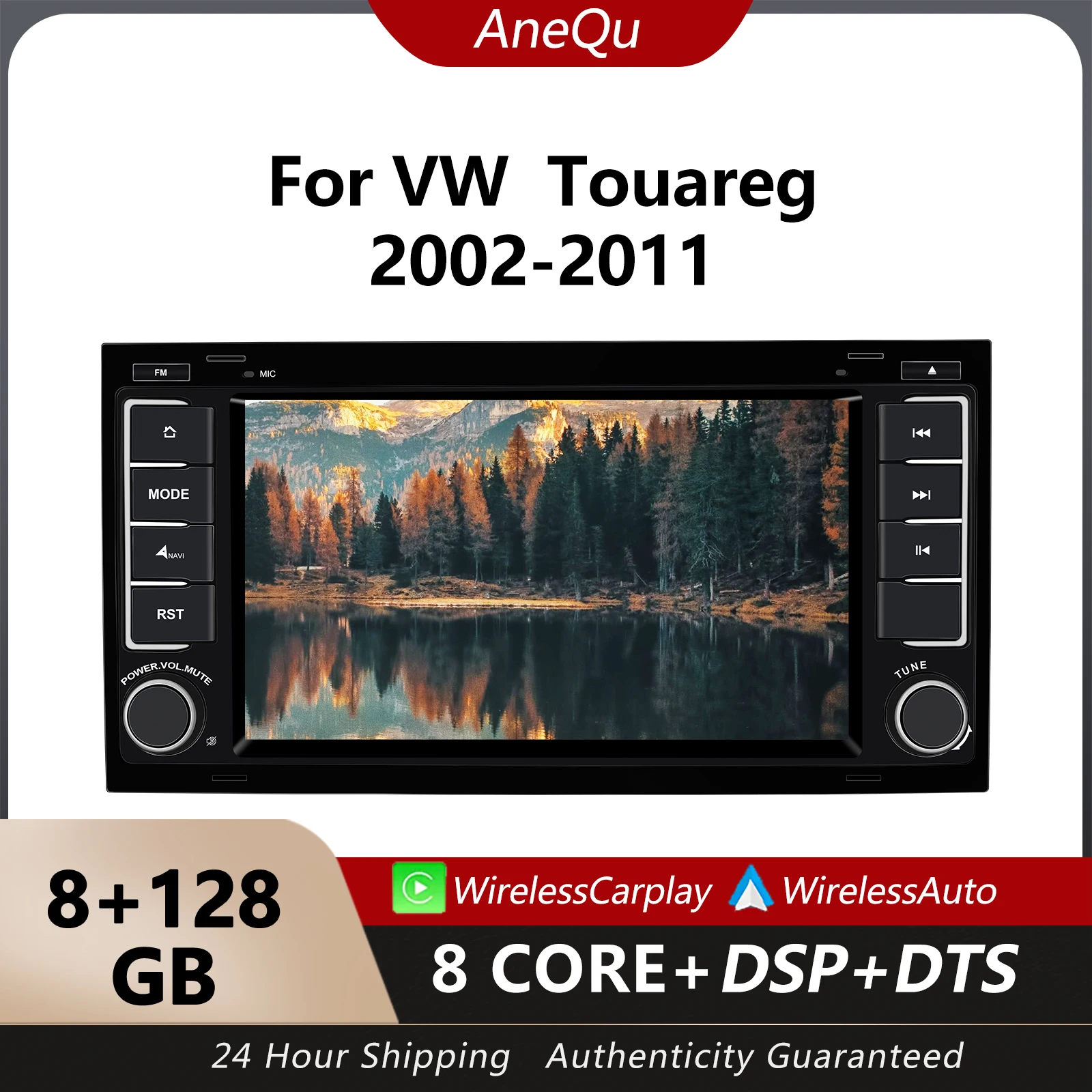 

AneQu Android Radio For Volkswagen Touareg T5 2002-2011 Car Multimedia Player GPS Navigation Head Unit Stereo IPS