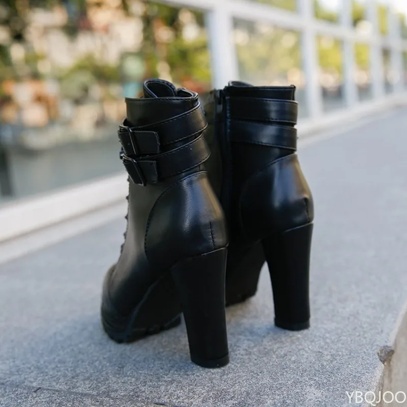 Neue Frühling-Sommer Modische Vielseitige Damenschuhe Retro Minimalistische Stickerei Elegante Runde Spitze Kurze Stiefel Damenstiefel – Detail 7