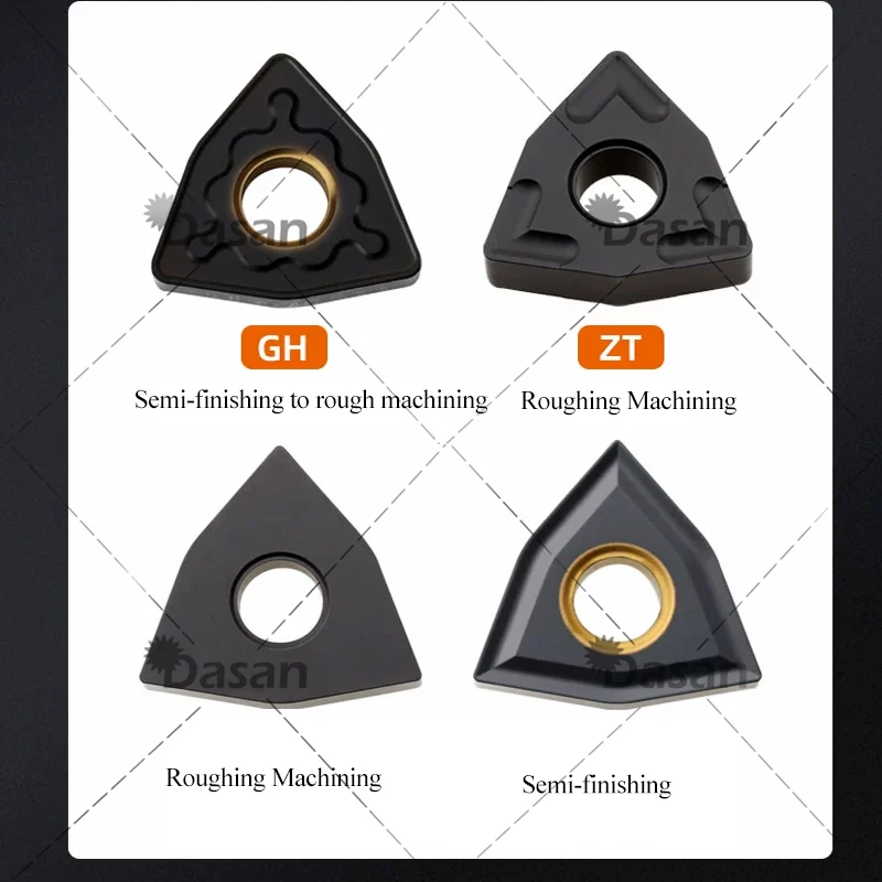 10 قطعة WNMG080408 GH UC5115 كربيد WNMG080404 CNC مخرطة تحول عالية الجودة شفرة أداة القاطع لوحة للمعادن الحديد الزهر