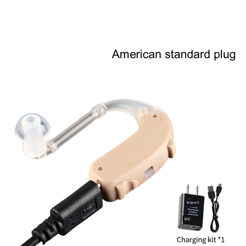 2024 NEW 16 channels Digital Rechargeable Hearing Aids for Seniors RIC Hearing Aid for People with Mild Moderate Hearing Losse