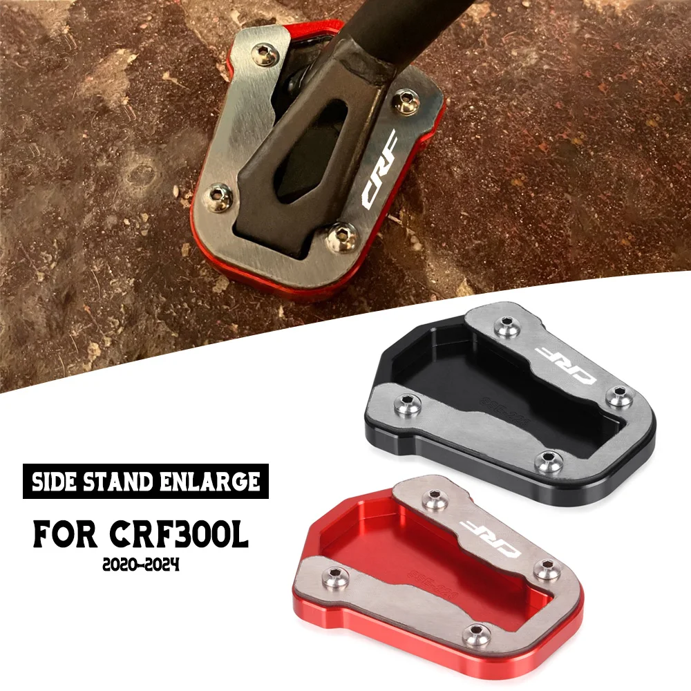 

CRF300 Rally 2021 2022 2023 2024 Motorcycle Kickstand Foot Side Stand Extension Pad For HONDA CRF300L CRF 300 L 2020-2024