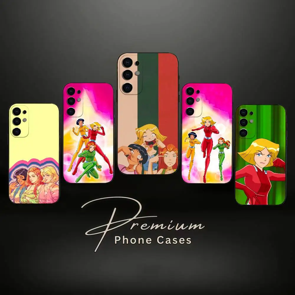 

Cool Girl T-Totally S-Spies Phone Case For Samsung S25,S24,S21,S22,S23,S30,Ultra,S20,Plus,Fe,Lite,Soft Black Cover