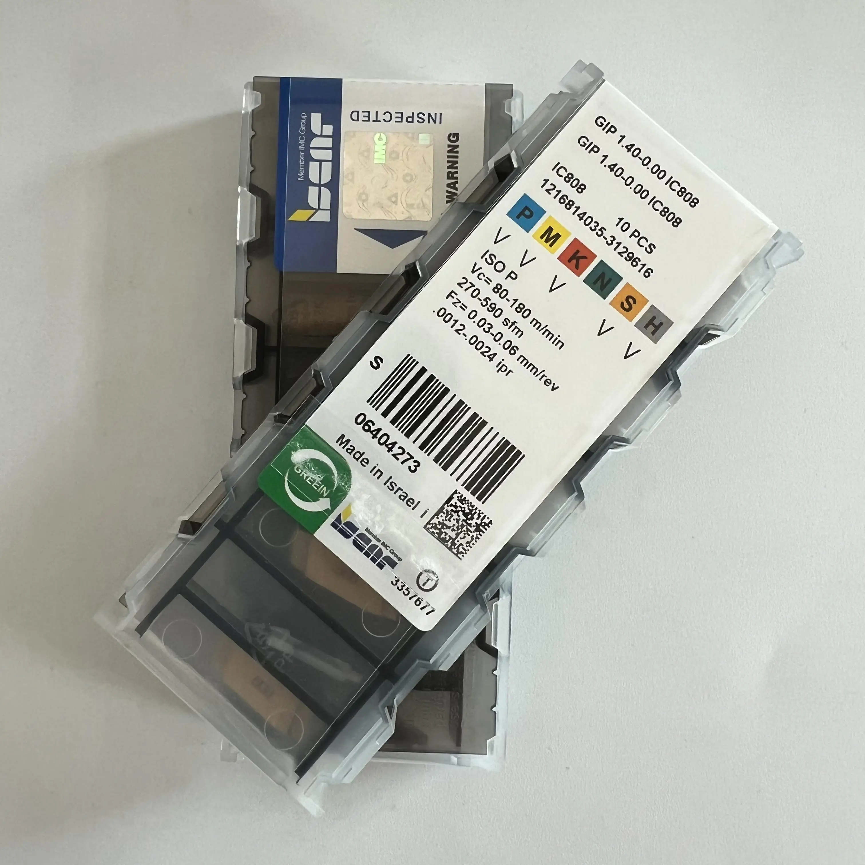 

GIP1.40-0.00 IC808 /Original carbide blade 10 Pcs