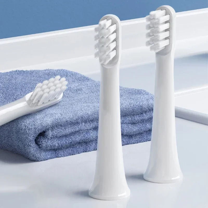 For XIAOMI MIJIA T100 Replacement Brush Heads Sonic Electric Toothbrush Vacuum DuPont Soft Bristle Suitable Nozzles 8PCS