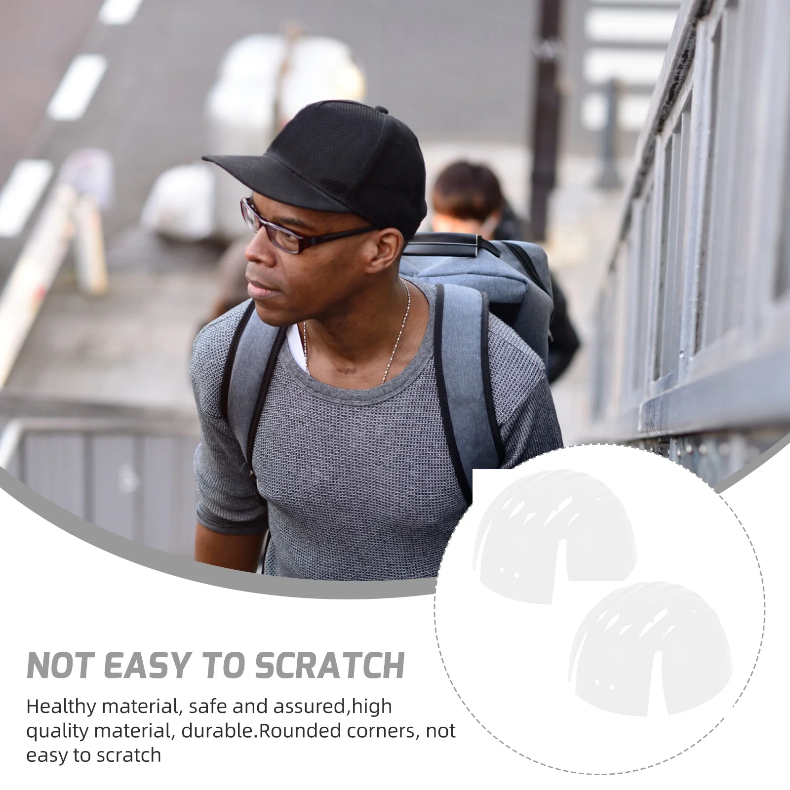 

2Pcs Baseball Hat Inner Holder Plastic Support Lightweight Portable Stable Holder for Baseball Caps Peaked Caps Stand