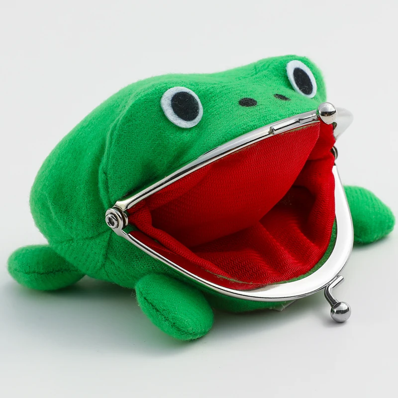 

Naruto Adorable Anime Frog Wallet Coin Purse Key Chain Cute Plush Frog Cartoon Cosplay Purse for Women Bag Accessorie