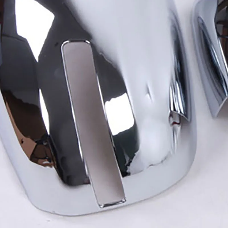 2Pcs Car ABS Chrome Rear View Side Mirror Cover Trim for Mitsubishi Triton / L200 2015 - 2017 Car Styling