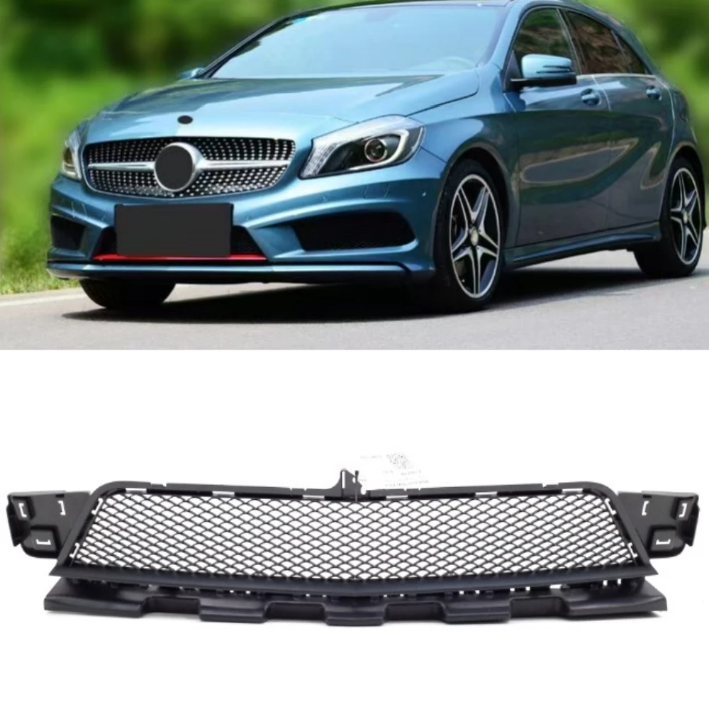 

FRONT BUMPER CENTER LOWER GRILLE A1768850922 For Mercedes Benz A-Class W176 AMG 2013-2015