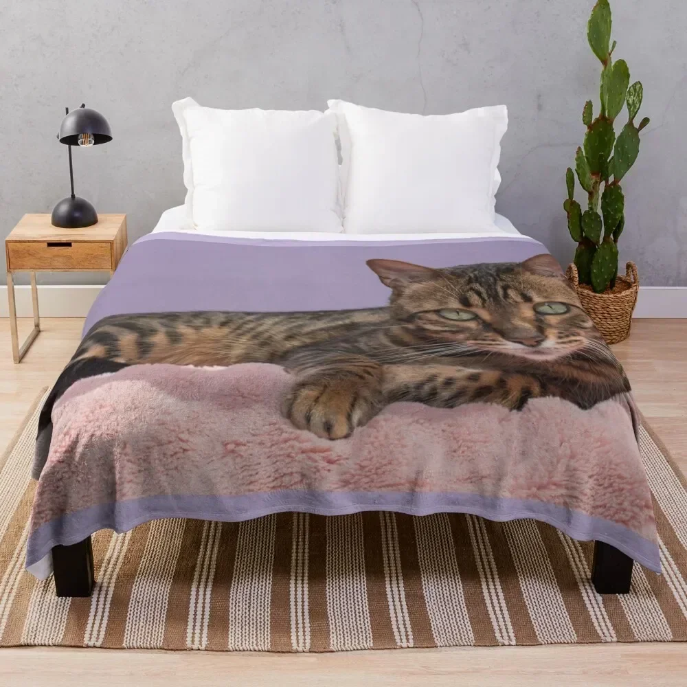 

Green eyes Throw Blanket Cozy Napping Blanket Gift for Mom Dad