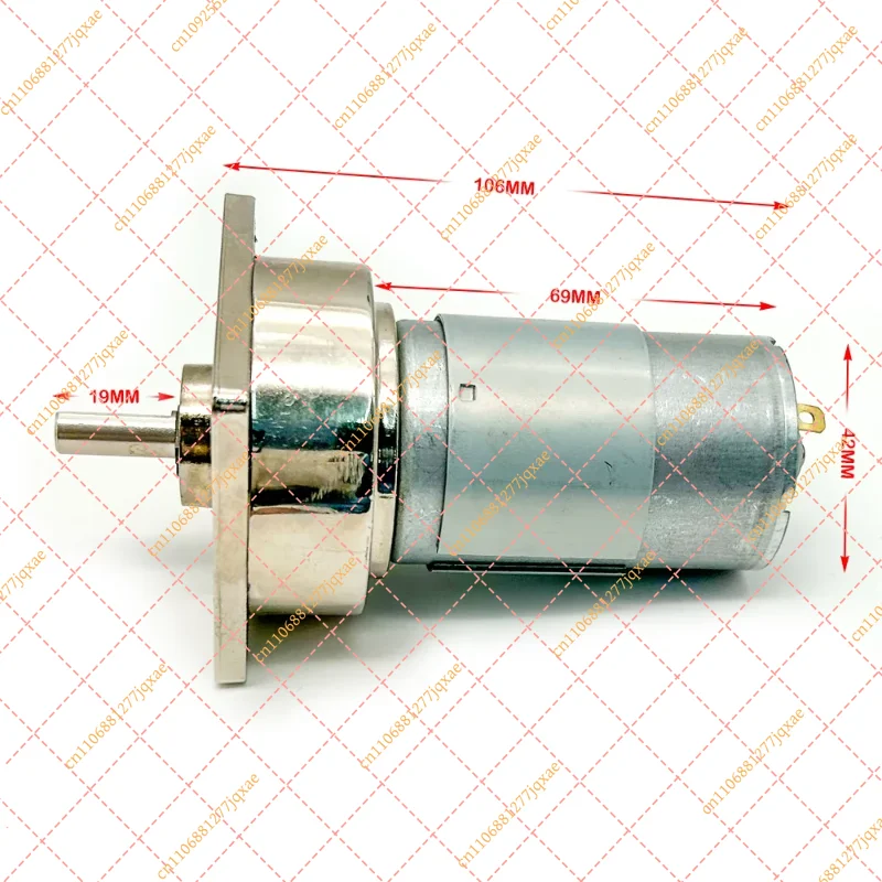 35W High Torque Micro Reducer Motor Replacement, 12V 24V DC Motor XD-60GA775