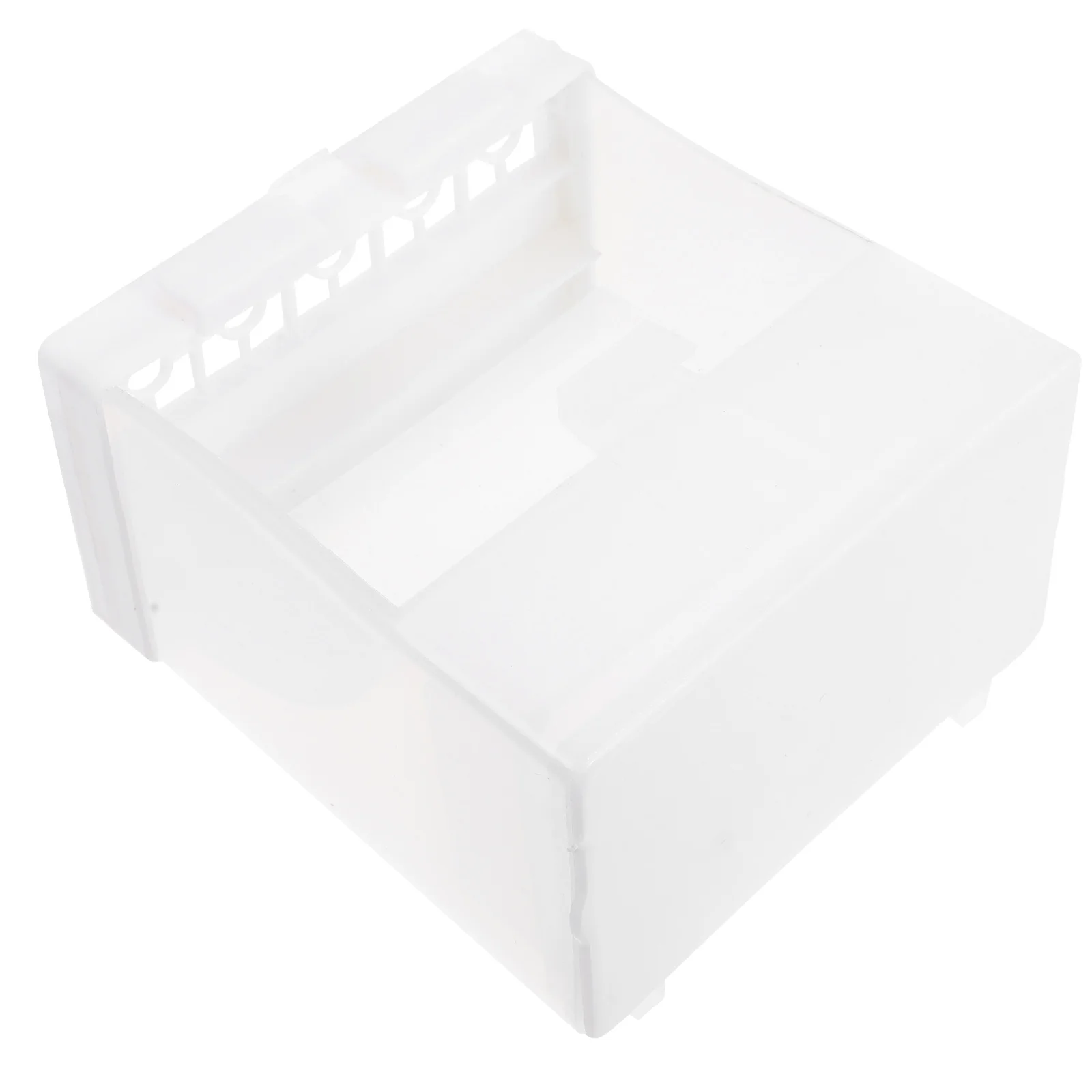 

Automatic Parakeet Feeder Splash-Proof Bird Food Box No Mess Bird Feeder Clear Plastic Parrot Feeding Container for Cage