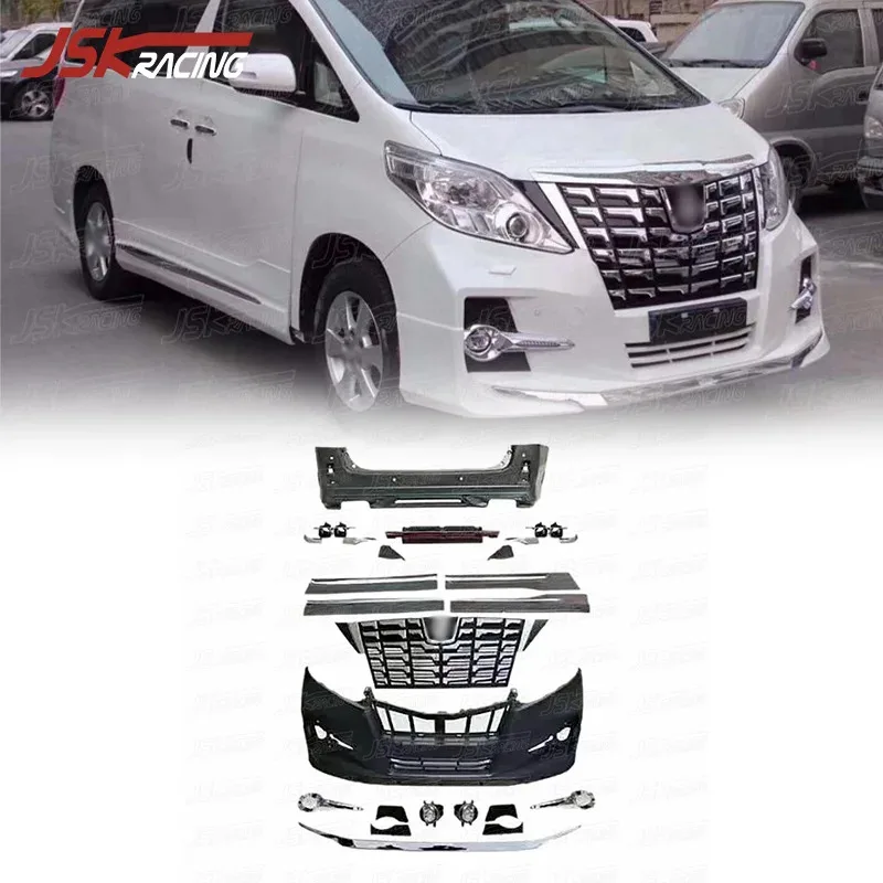 

Комплекты обвесов PP для Alphard 2011-2014, модифицированные, улучшенные, в новом стиле